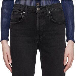 AGOLDE Black Riley Jeans
